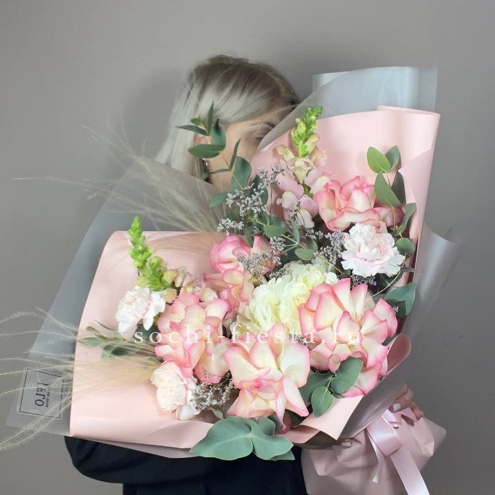  Букет  "Закат для неё" в Прокопьевске