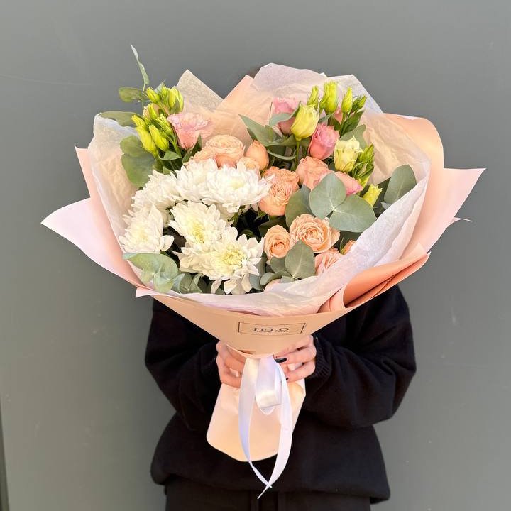 Букет "Персиковая нежность" в Прокопьевске