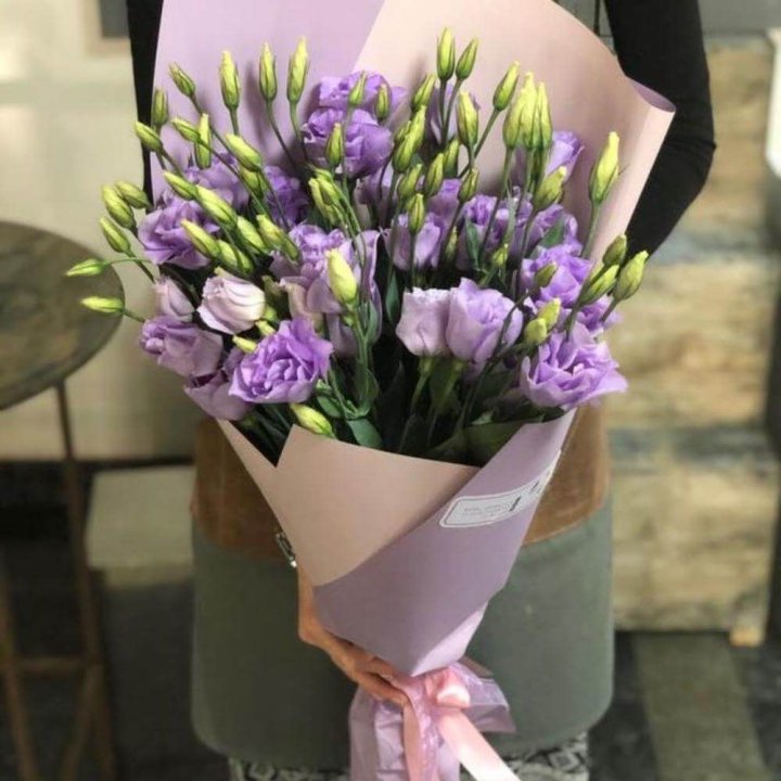 Букет эустом "Лило" в Прокопьевске