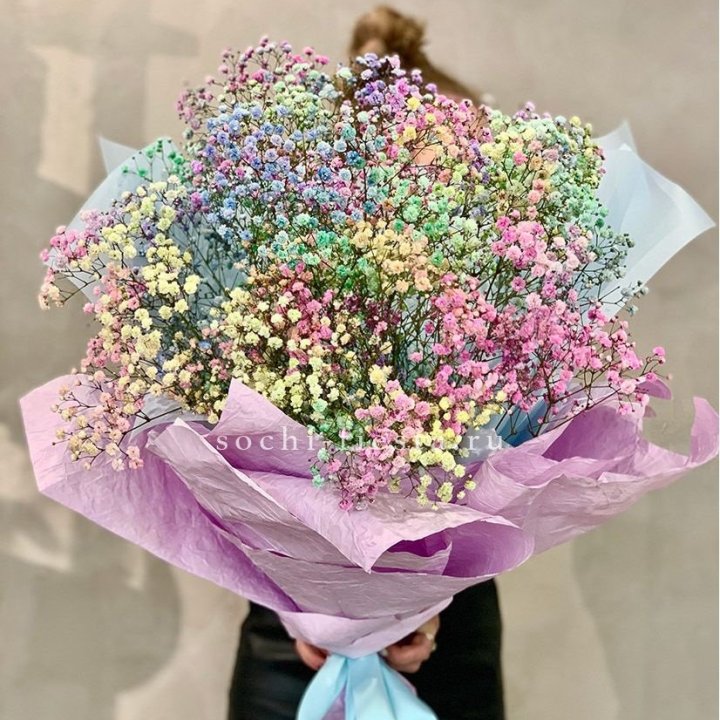 Радужные гипсофилы №2 в Прокопьевске