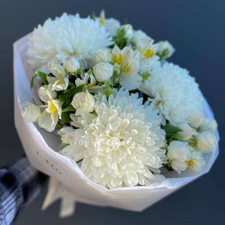 Букет из хризантем "Миранда" в Прокопьевске