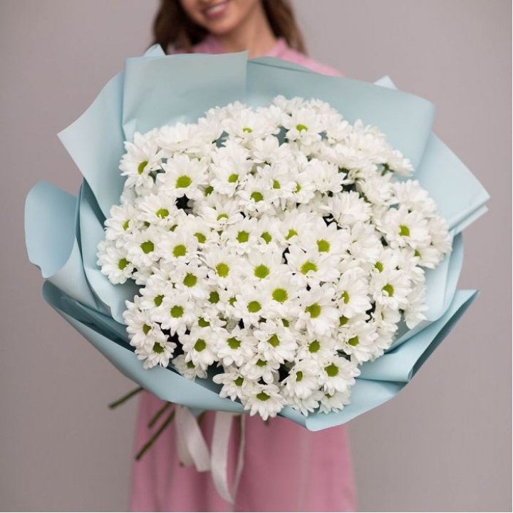  Букет хризантем "Бон-бон" в Прокопьевске