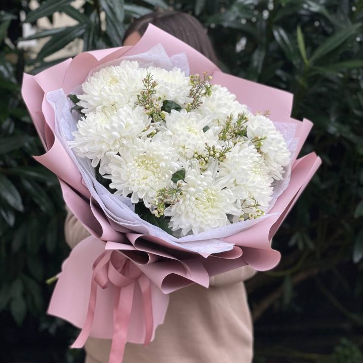 Букет хризантем №1 в Прокопьевске