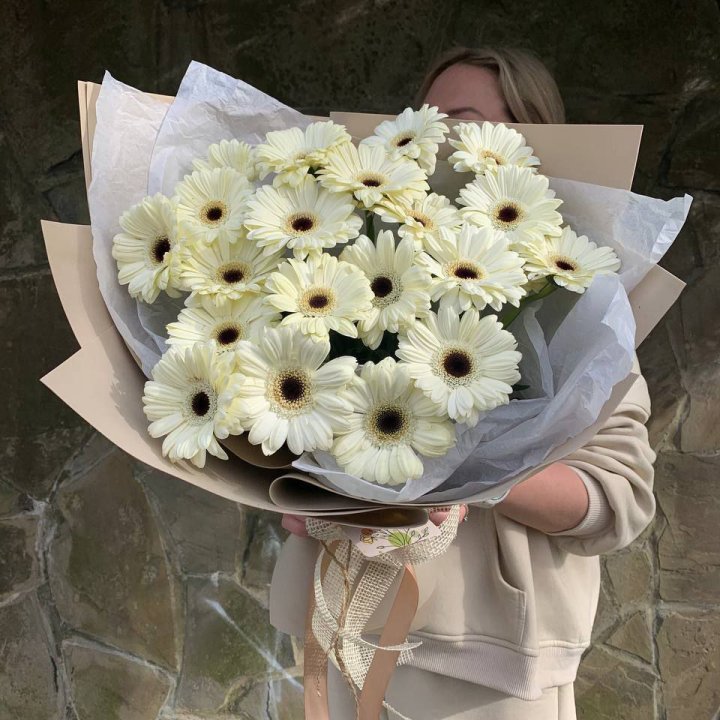 Букет голландских гербер "Шейн"" в Прокопьевске