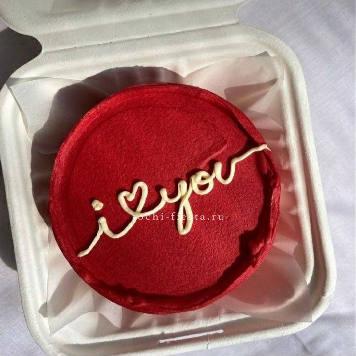 Бенто-торт "Я тебя люблю бесконечно" в Прокопьевске