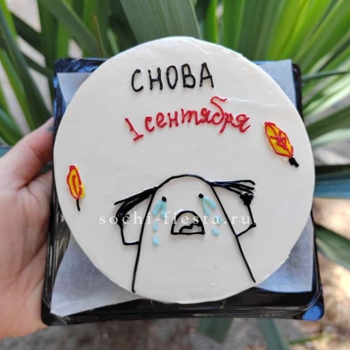 Бенто-торт "Не опять, а снова..." в Прокопьевске