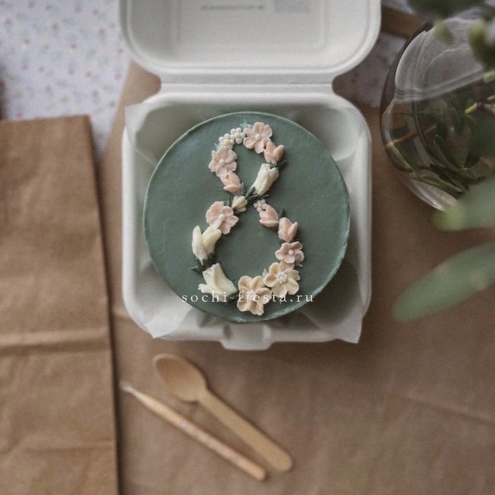 Бенто-торт "8 марта" green  в Прокопьевске