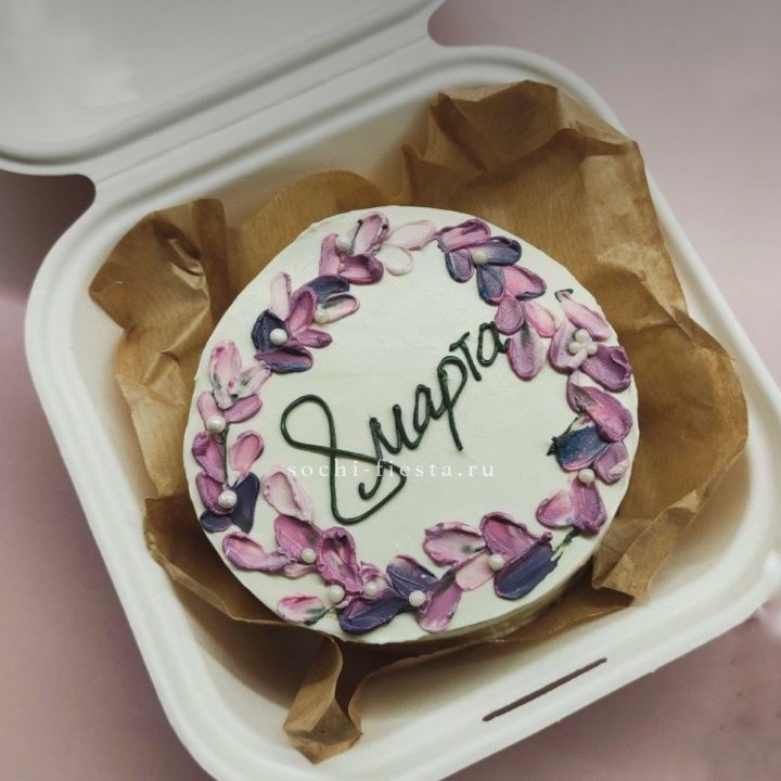 Бенто-торт "8 марта цветы"  в Прокопьевске