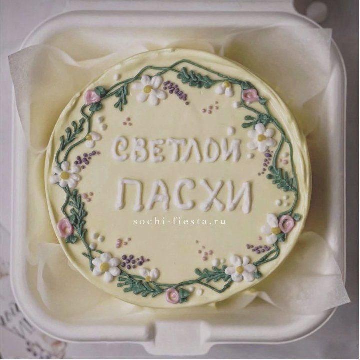 Бенто-торт "Светлой Пасхи" 2 в Прокопьевске