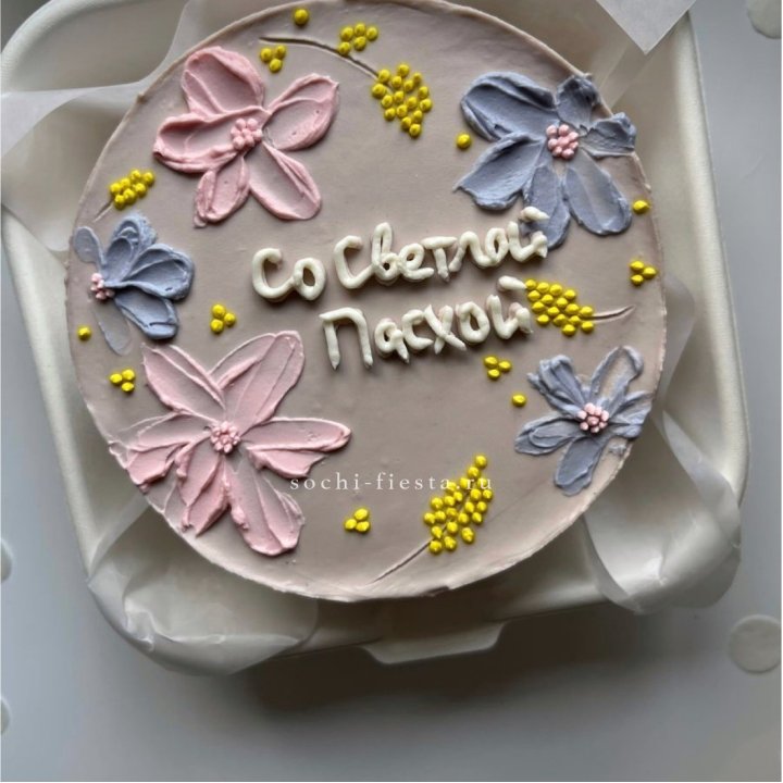 Бенто-торт "Светлой Пасхи" 3 в Прокопьевске
