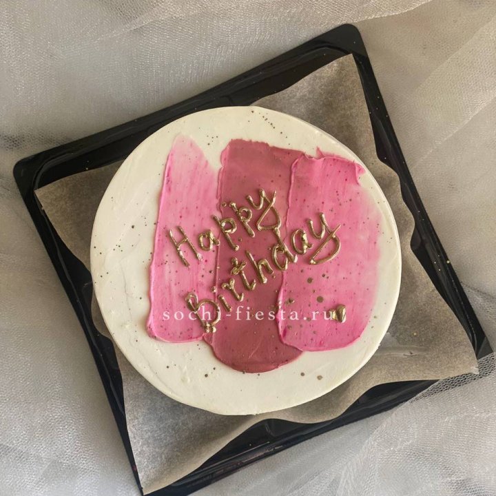 Бенто-торт "С днём рождения" пастель в Прокопьевске