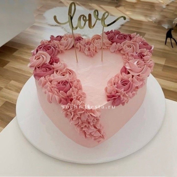 Торт "Сердце" 10 в Прокопьевске