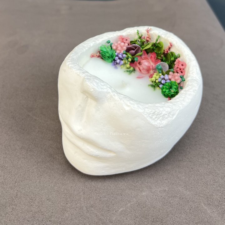 Свеча ароматическая в гипсе  в Прокопьевске