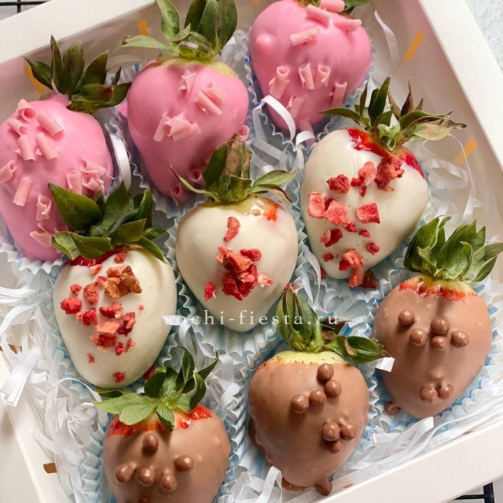 Клубника в шоколаде 9 ягод в Прокопьевске