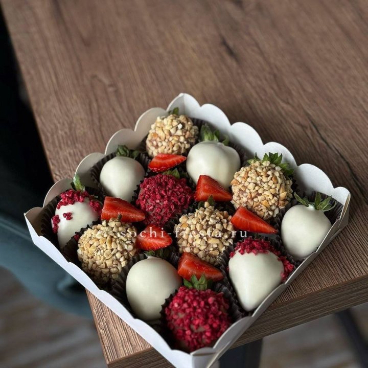 Клубника в шоколаде 12 ягод №2 в Прокопьевске