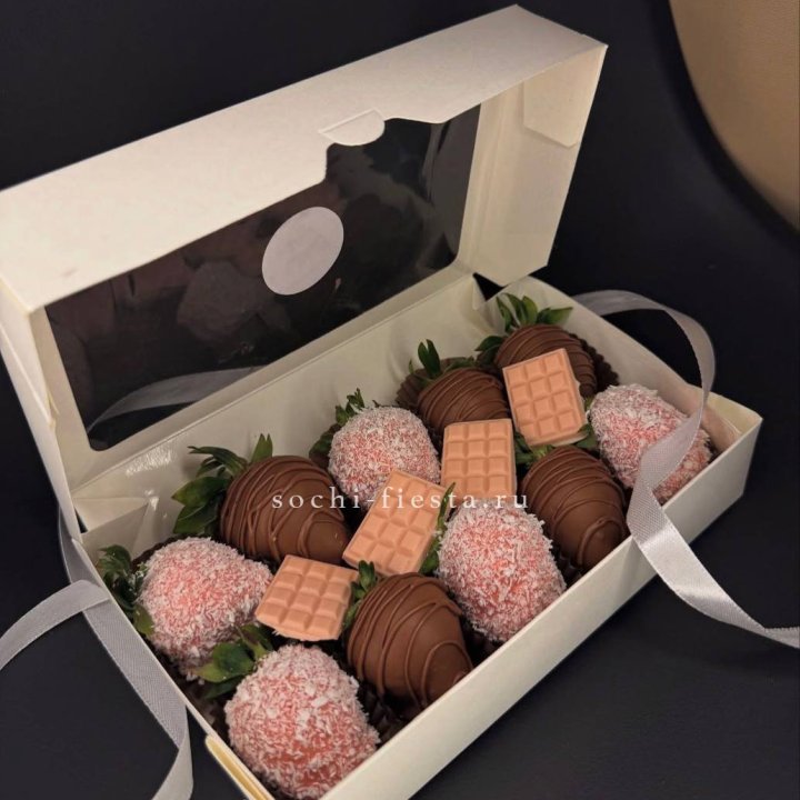 Клубника в шоколаде 10 ягод №2 в Прокопьевске