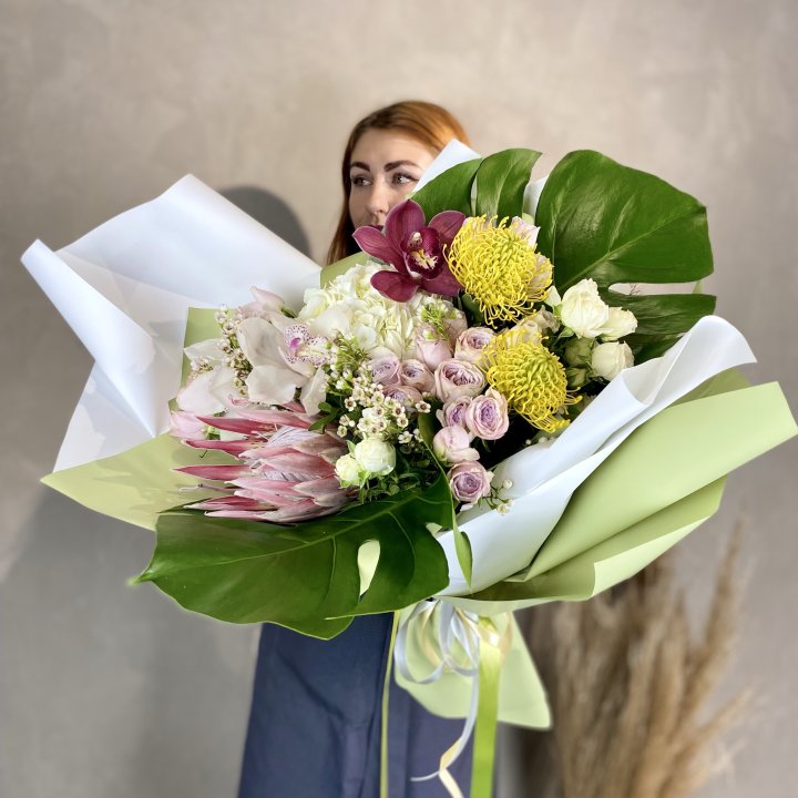 Дизайнерский букет экзотики в Прокопьевске