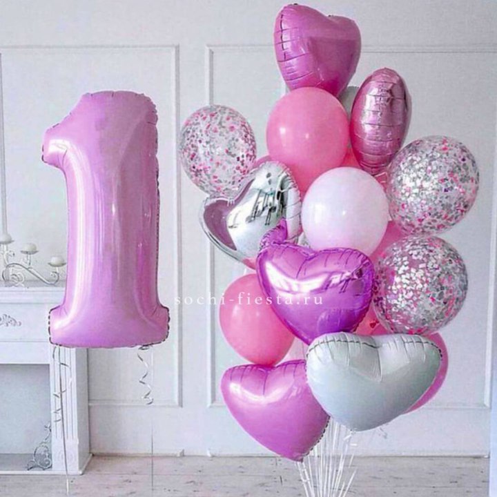 Набор шаров "С днем рождения" в Прокопьевске