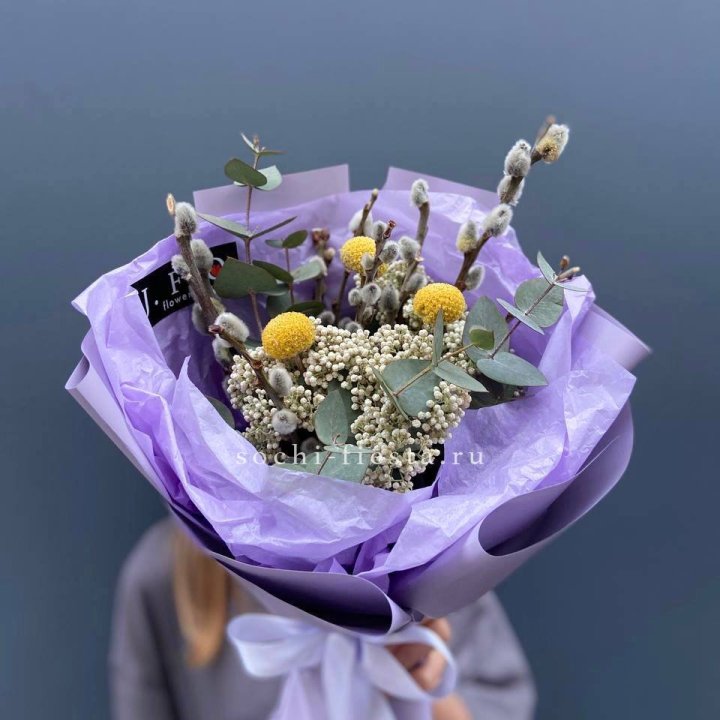 Букет с Вербой №1 в Прокопьевске