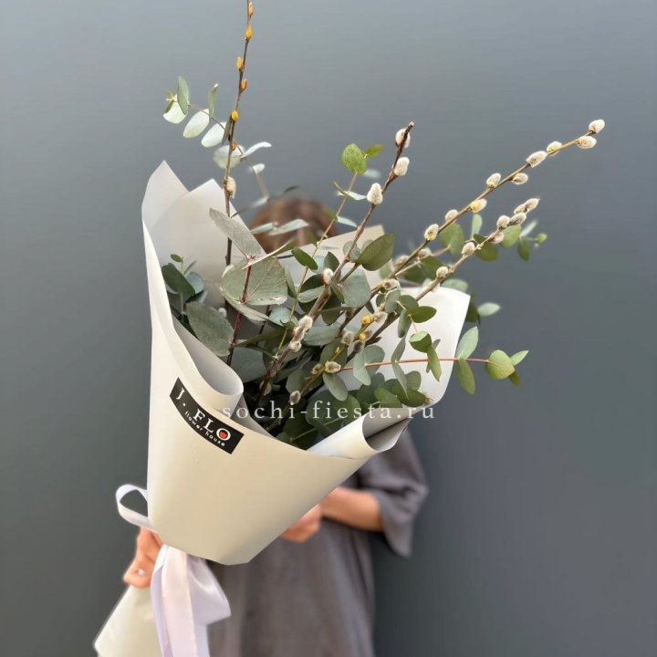 Букет Вербы и Эвкалипта в Прокопьевске