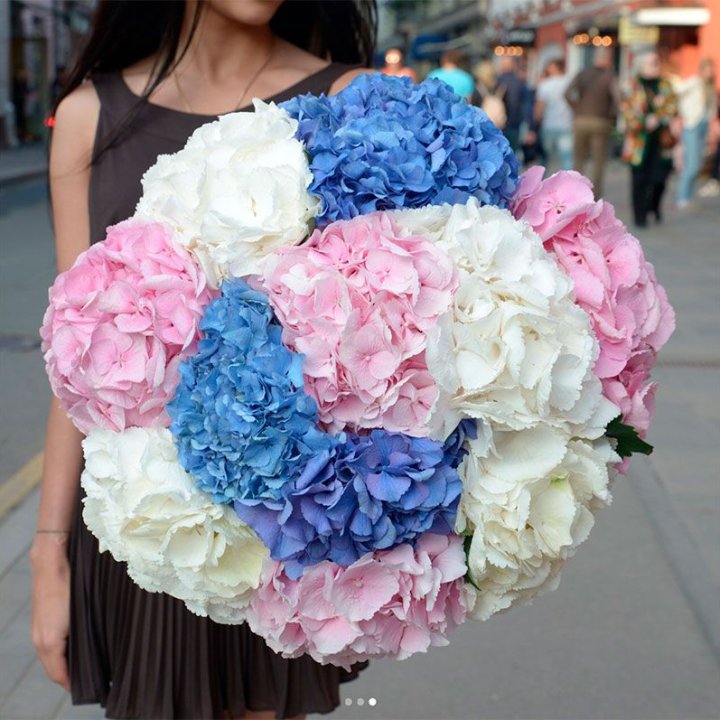 Букет гортензий "Инь-Янь" в Прокопьевске