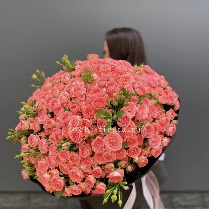 101 кустовая роза Барбадос в Прокопьевске