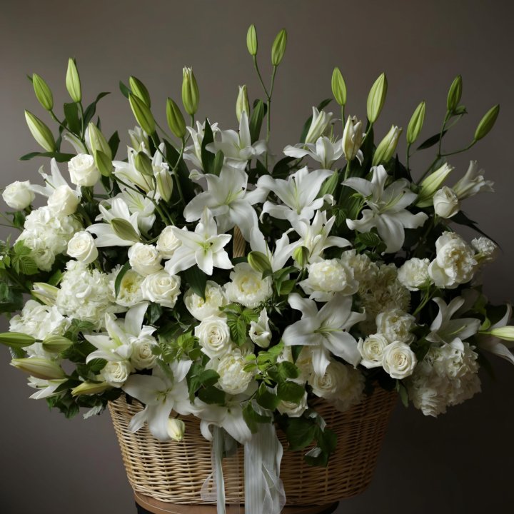 Цветочная корзина макси №3 в Прокопьевске