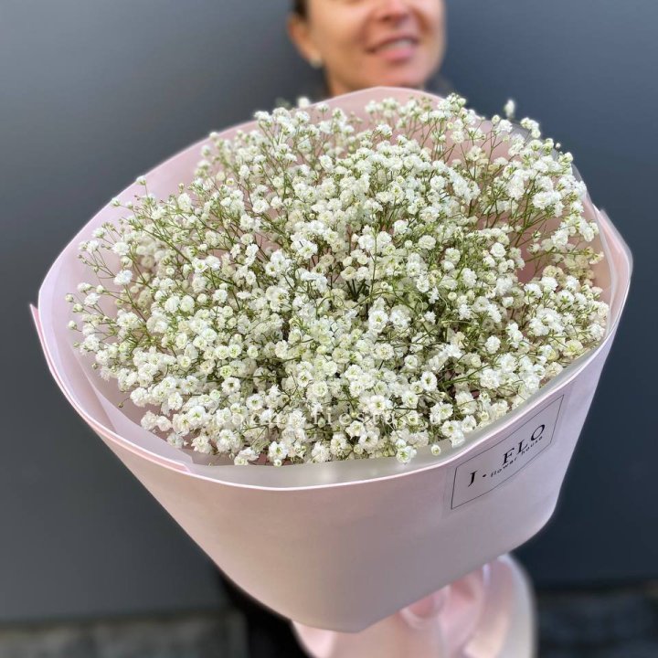 11 белых гипсофил в фоамиране в Прокопьевске