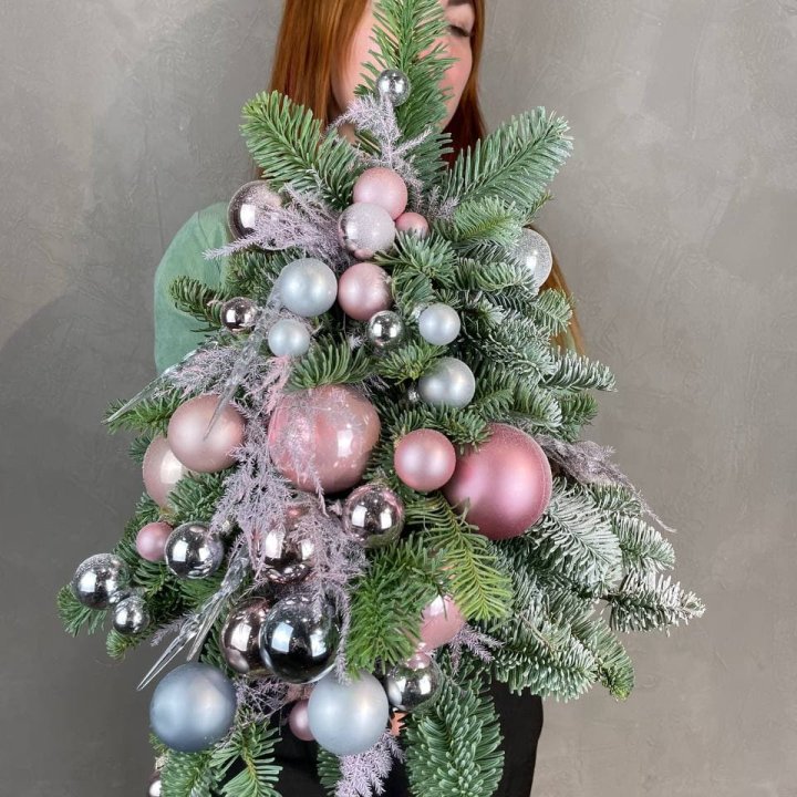Новогодняя елочка "Розе голд" в Прокопьевске