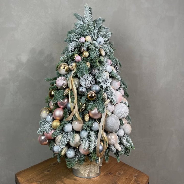 Новогодняя ёлка из веток датского нобилиса в Прокопьевске