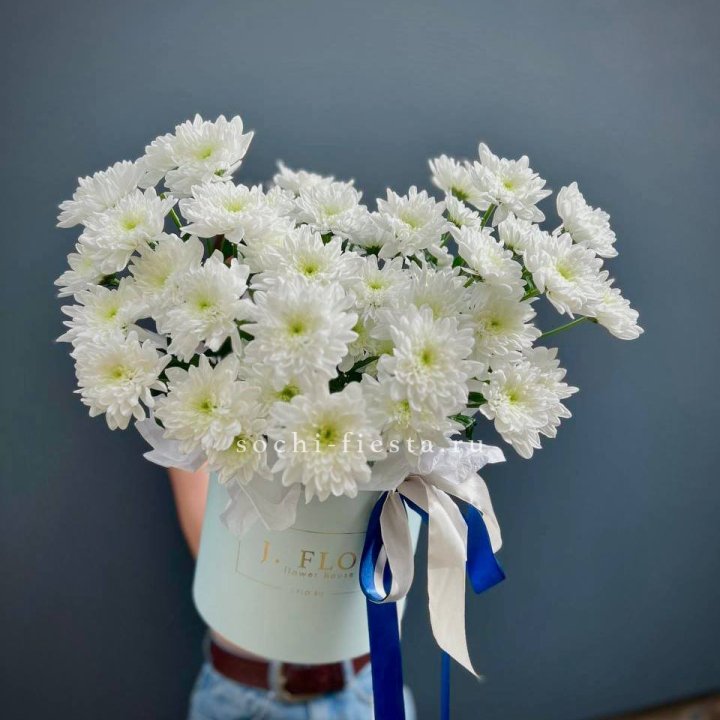 Коробка с хризантемами №3 в Прокопьевске