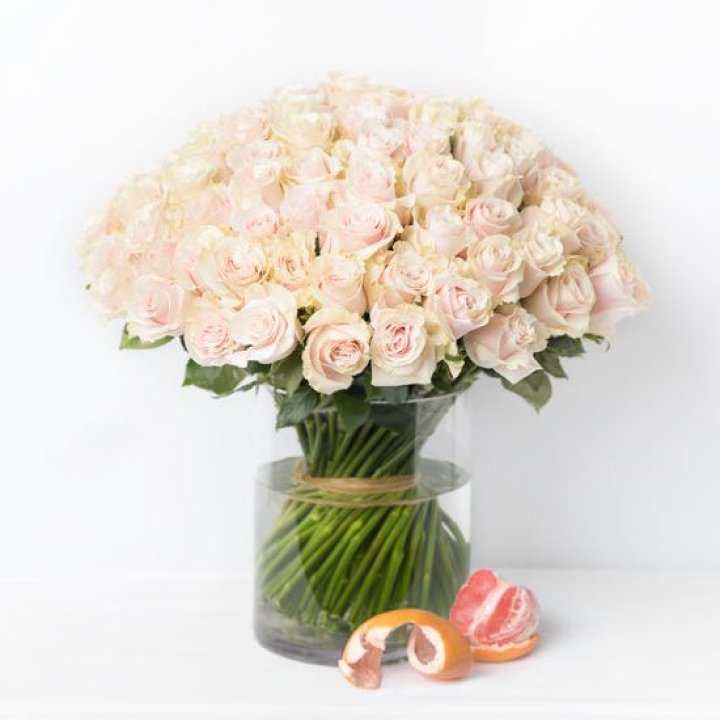 101 кремовая роза в Прокопьевске