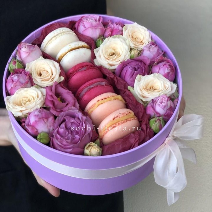 Цветочный бокс "Лаванди" в Прокопьевске