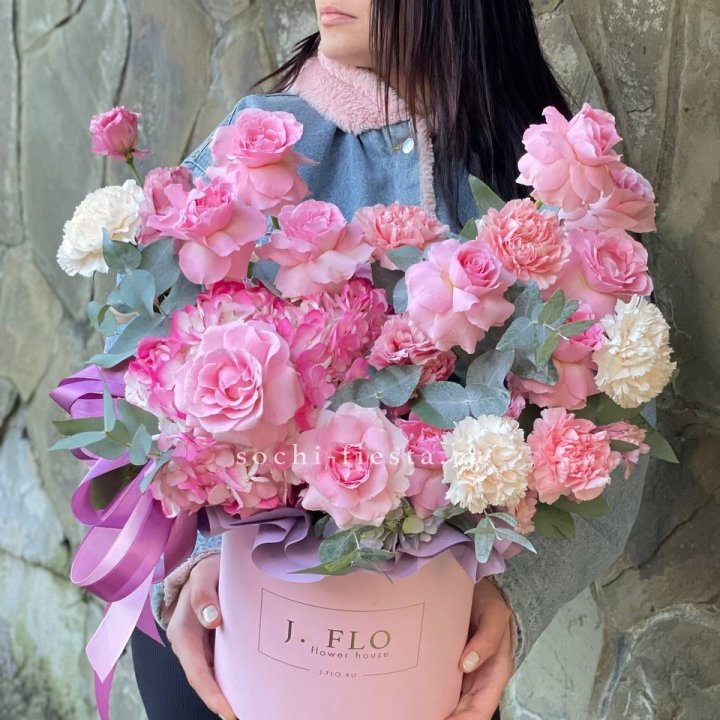 Цветочный бокс "Эсмиральда" в Прокопьевске