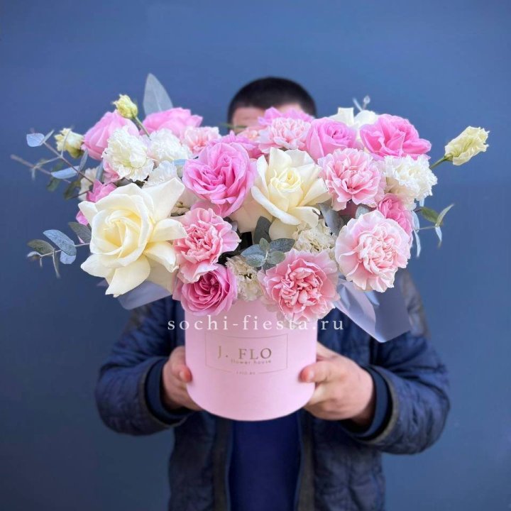 Цветочный бокс "Памела" в Прокопьевске