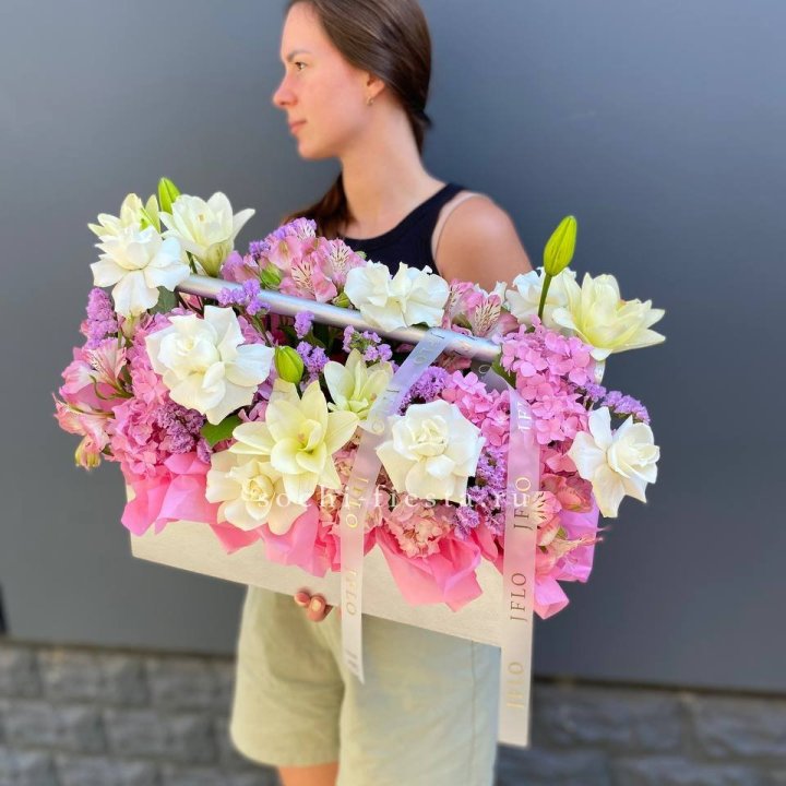 Большой бокс розовый в Прокопьевске