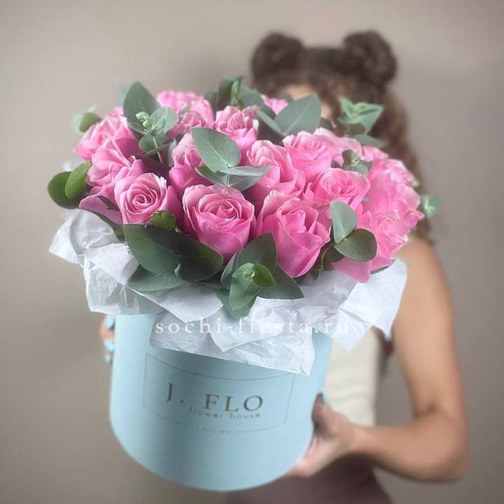 Бокс 27 роз в Прокопьевске