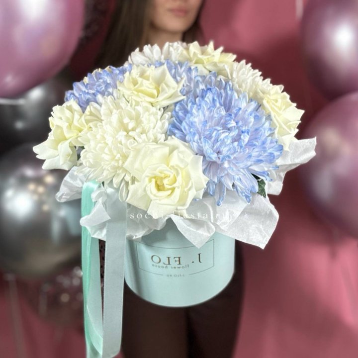 Коробка с цветами "Вольта" в Прокопьевске