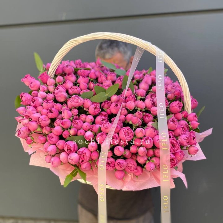 Корзина роз Мисти Баблс 101 в Прокопьевске