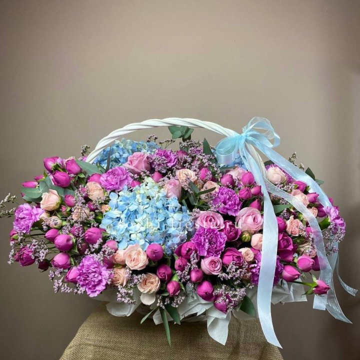 Авторская корзина "Лавандерия" в Прокопьевске