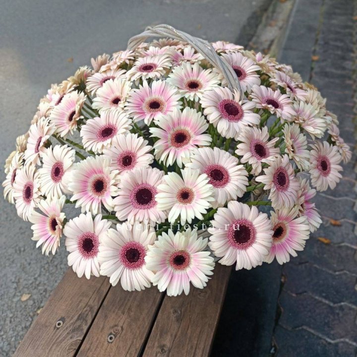 Корзина с герберами  в Прокопьевске