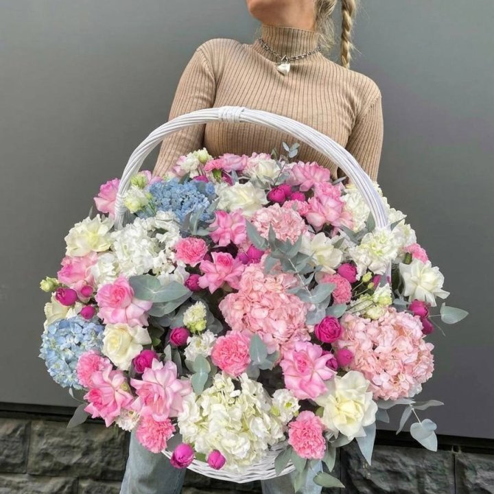 Цветочная корзина №3 в Прокопьевске