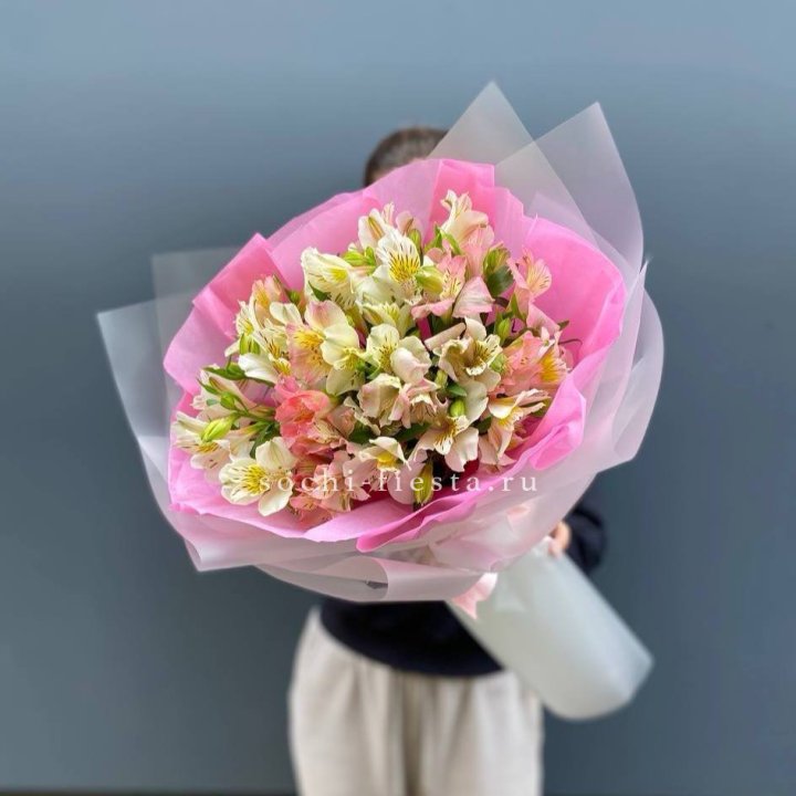 букет альстромерий "Черри" в Прокопьевске