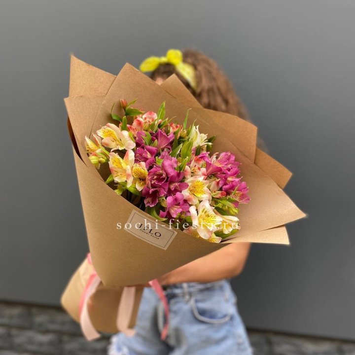 Альстромерии в крафте в Прокопьевске