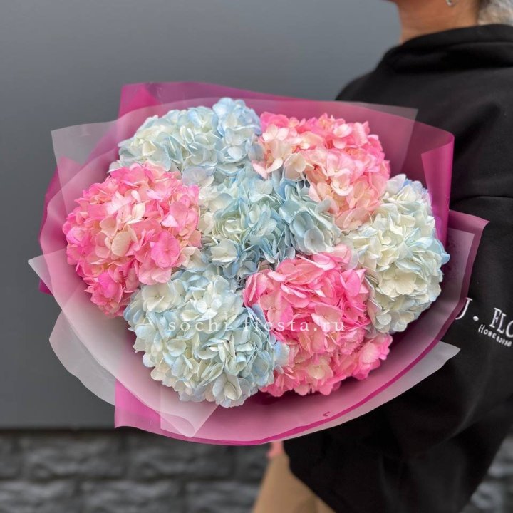 Букет гортензий "Тоника №2" в Прокопьевске