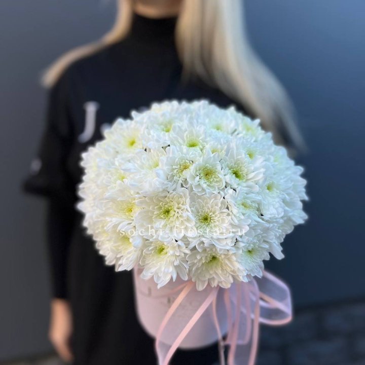 Коробка с хризантемами №1 в Прокопьевске