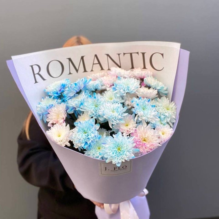 Букет кустовых хризантем в Прокопьевске