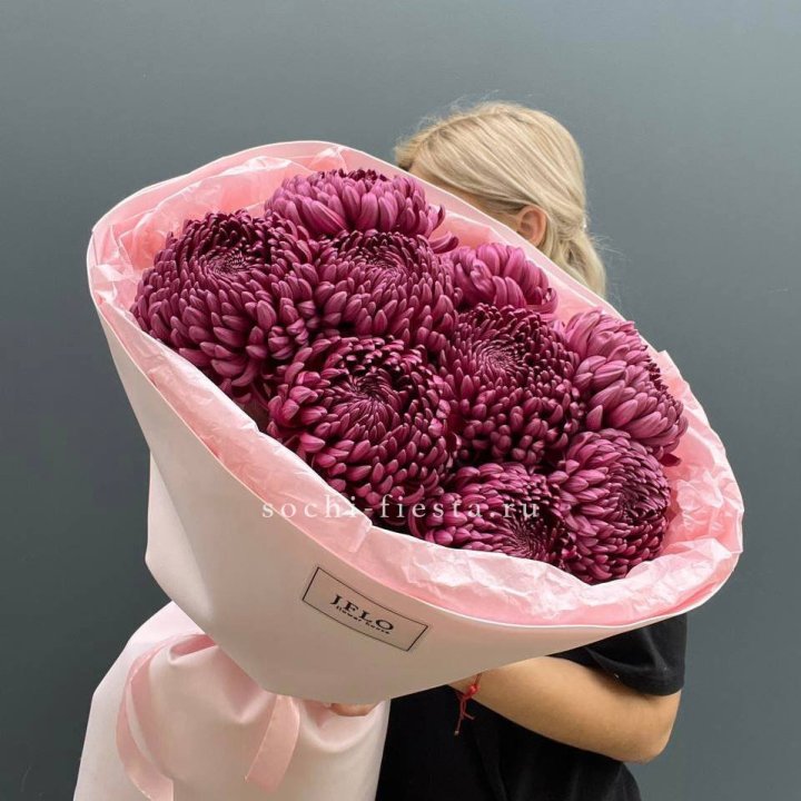 9 хризантем бигуди в Прокопьевске