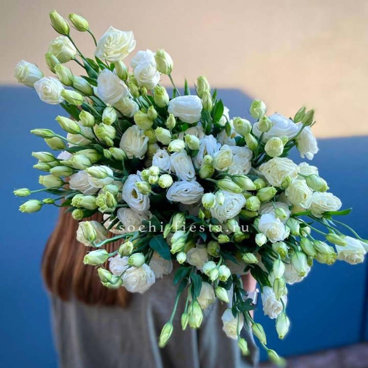 Охапка эустомы в Прокопьевске