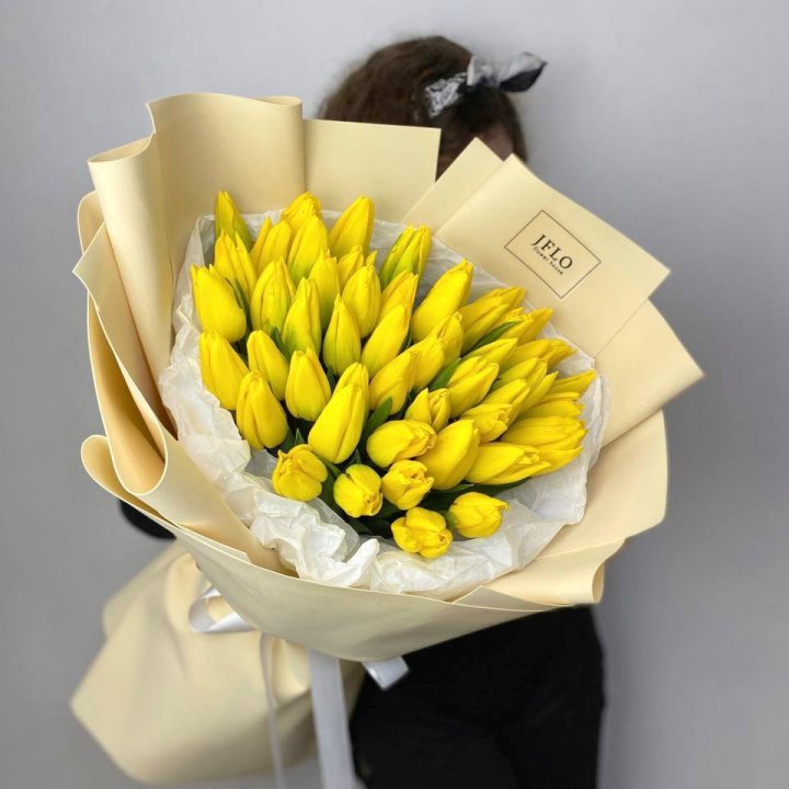 51 жёлтый тюльпан в Прокопьевске